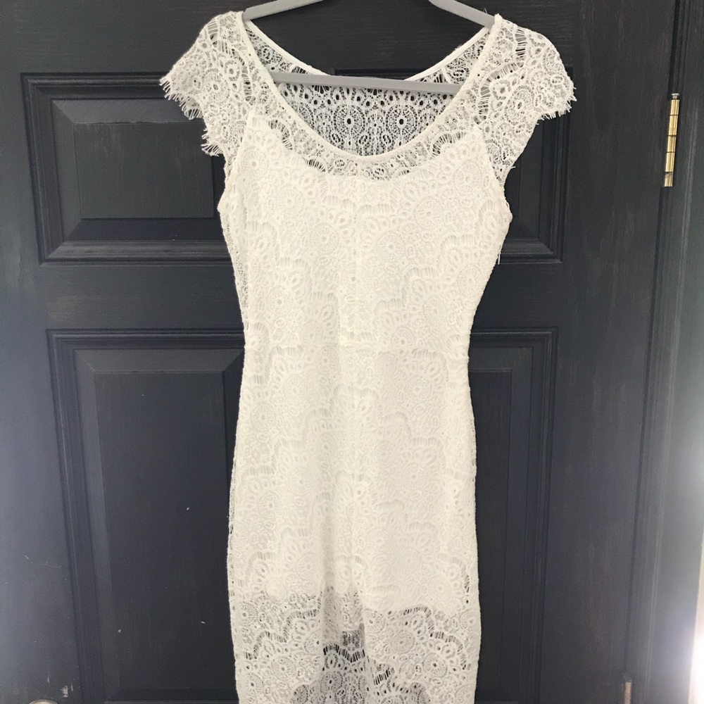 White Lace Dress